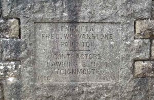 Plaque at Venford Reservoir